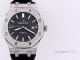 Swiss Replica Audemars Piguet Royal Oak Diamond Watch - Black Leather Strap (9)_th.jpg